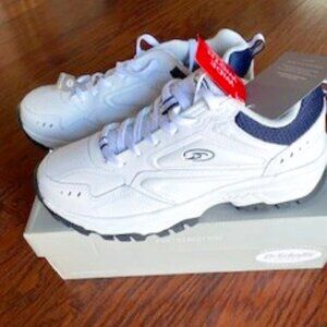 NEW Men's Dr. Scholl's white sneakers, size 10 wide